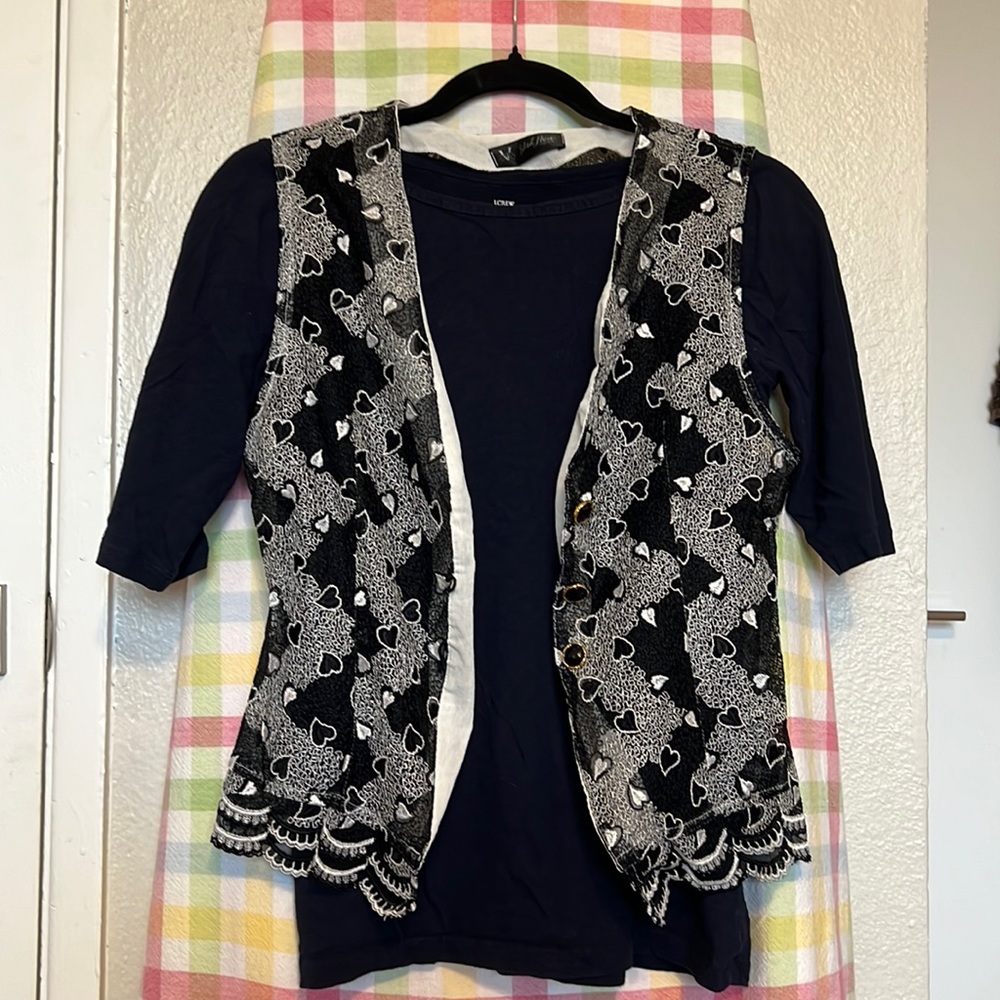 Vest and blouse for $8